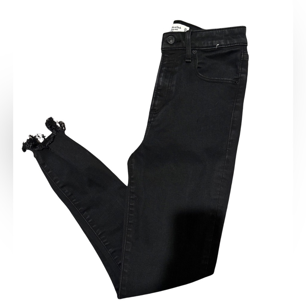 Abercrombie & Fitch Curve Love Super Skinny Ankle High Rise
